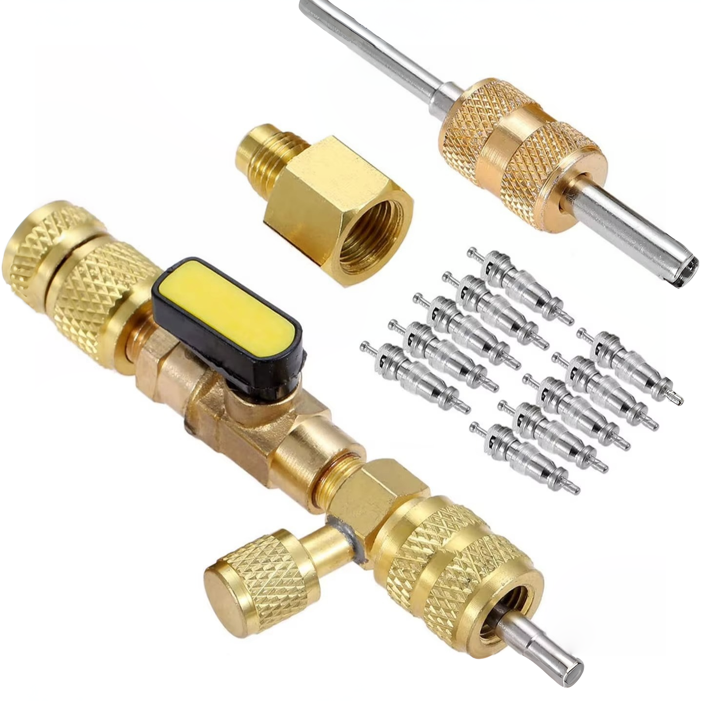 HVAC Valve Core Remover and Installer with Dual Port Compatibility