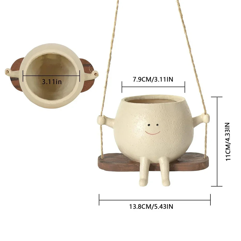Happy Buddy Hanging Plant Pot - Image 8