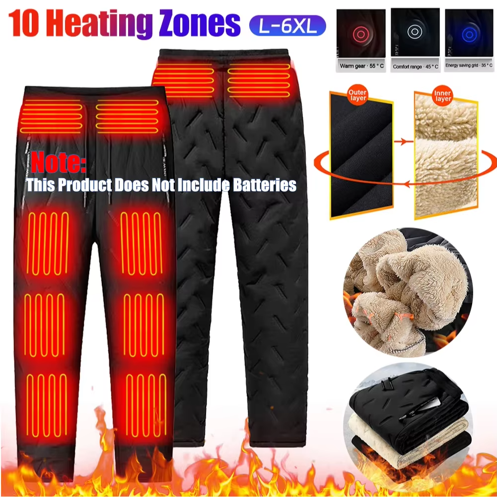 Heated Pants or Heated Vest for Men and Women with 3 Temperature Settings