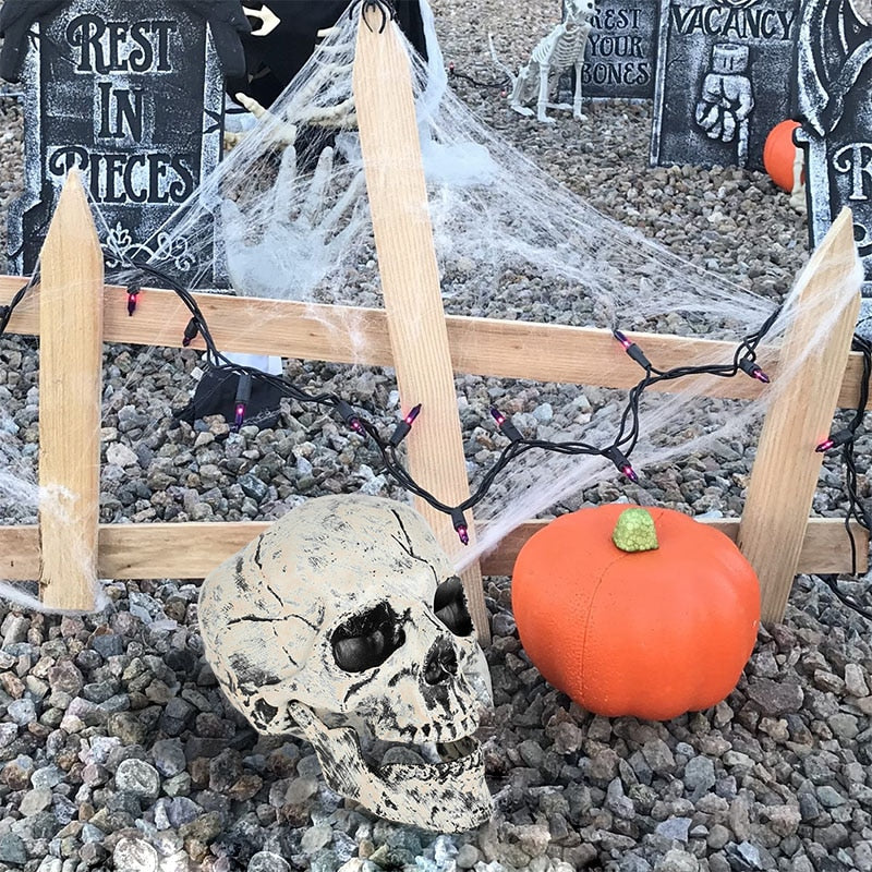 Realistic Zombie Skeleton Garden Halloween Decor - Image 5