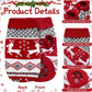 Large Dog Christmas Sweater with Striped Knit Pattern and Seasonal Design