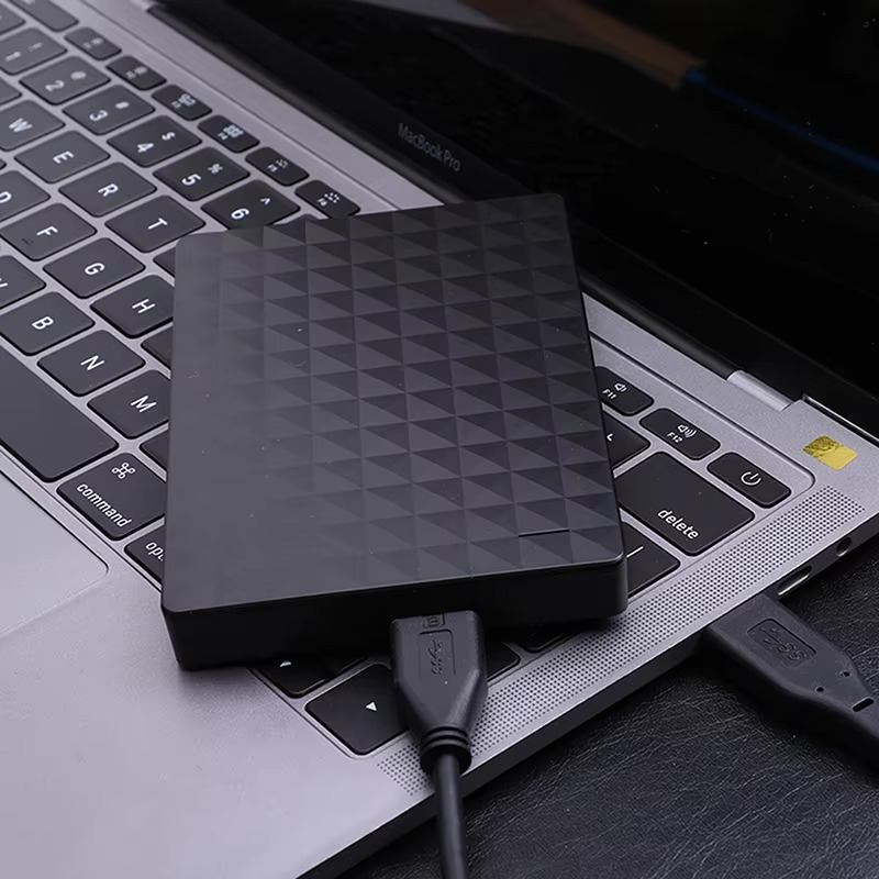 64GB External Storage Drive with Automatic Backup Software for Windows Computers