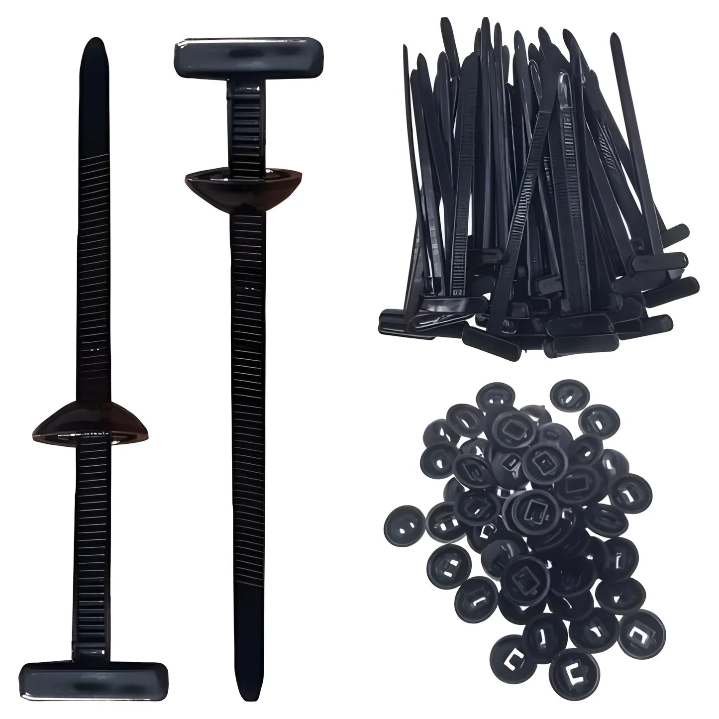Premium Nylon Cable Ties 50 Pack Heavy Duty Self Locking Universal Zip Ties