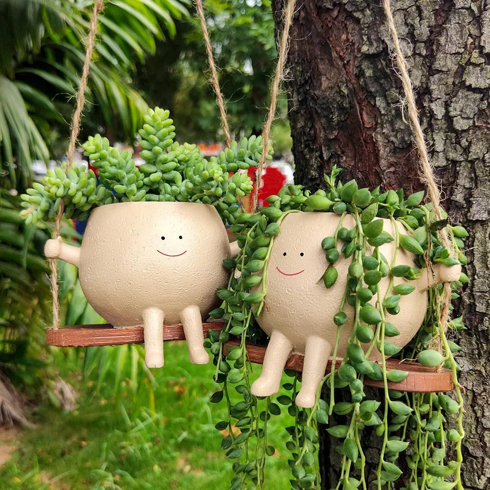 Happy Buddy Hanging Plant Pot - Image 0