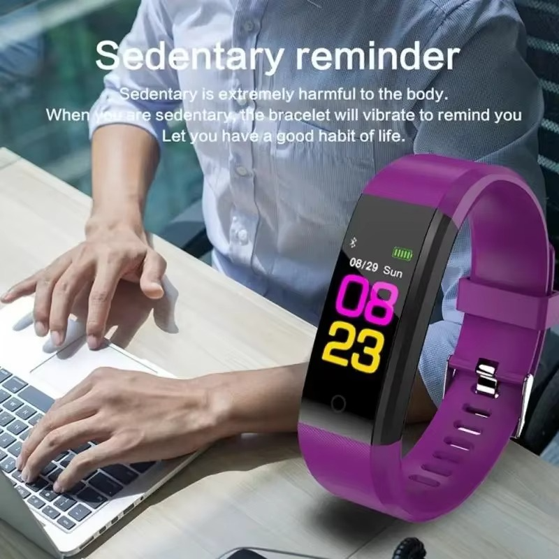 Fitness Smartwatch with Heart Rate and Blood Pressure Monitoring, Step Tracking