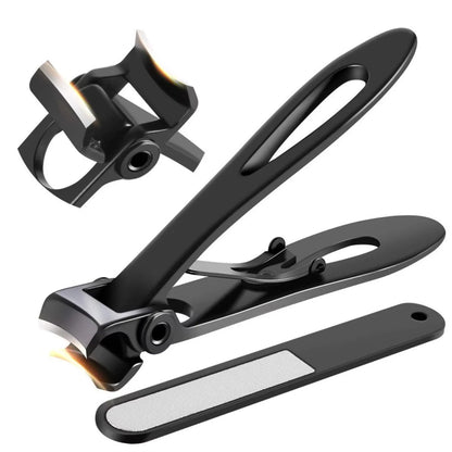 Extra Large Stainless Steel Nail Clippers, Wide Jaw Heavy Duty Clippers for Thick Toenails