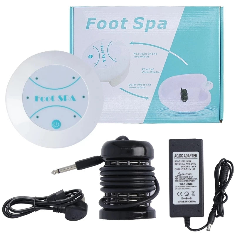 Ionic Foot Detox Bath Vibrating Whirlpool Soak Cleanse