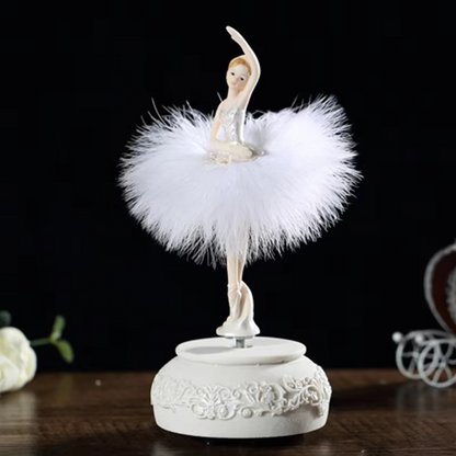 Ballerina Music Box with Graceful Dancing Figurine