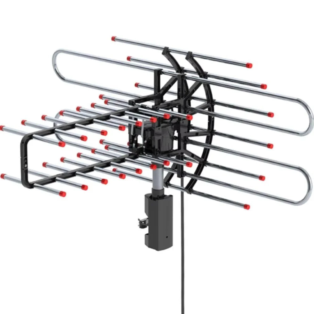 360 Degree Rotating Dual Frequency Outdoor TV Antenna with Dual Outputs