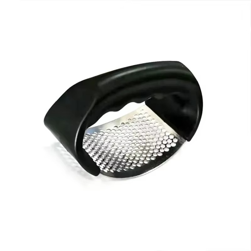 Garlic Press with Lever Action and Ergonomic Handles, Dishwasher Safe