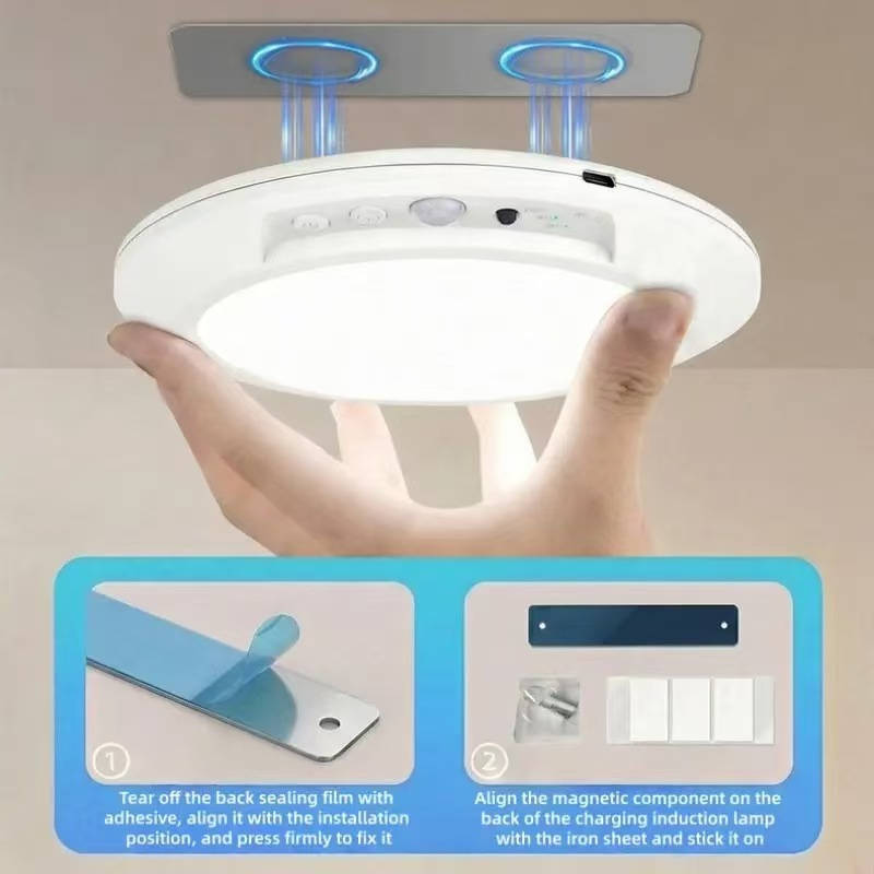Wireless Magnetic Motion Sensor Light, Infrared LED Light for Hallways, Entryways, Closets and Balconies
