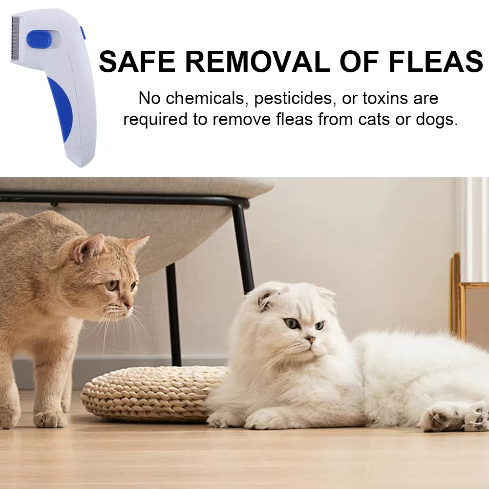 Gentle Electric Flea and Tick Remover for Dogs and Cats