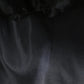Girls Black Layered Cake Gown with Mesh Details and Mid Calf Length