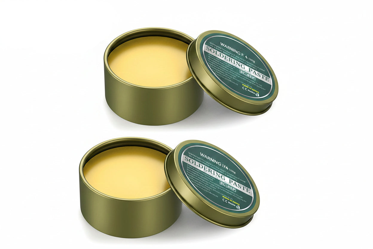 Lead-Free Soldering Flux Paste with Even Solder Flow and Iron Box Storage