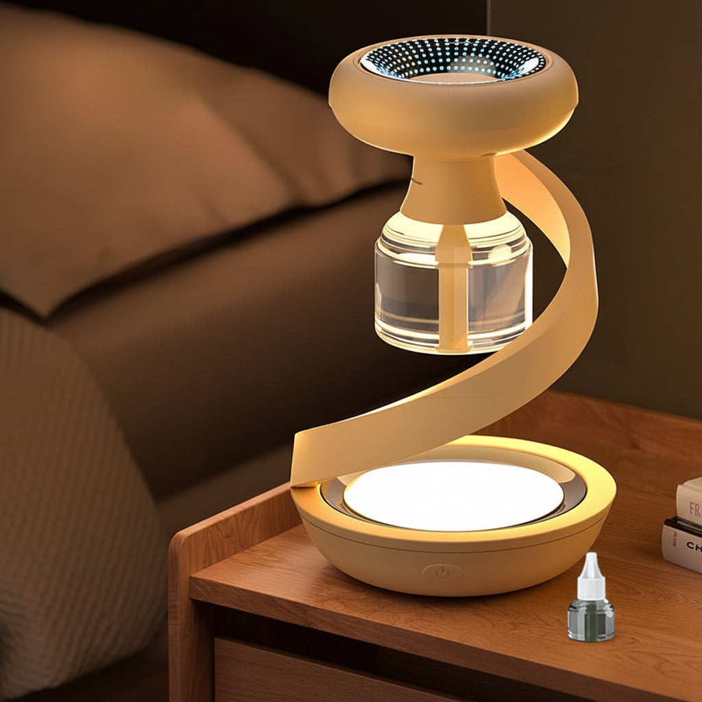 Portable Mosquito Repellent Device with Rechargeable Battery and LED Night Light