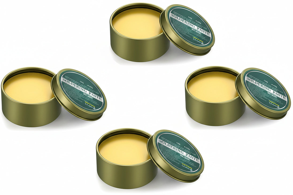 Lead-Free Soldering Flux Paste with Even Solder Flow and Iron Box Storage