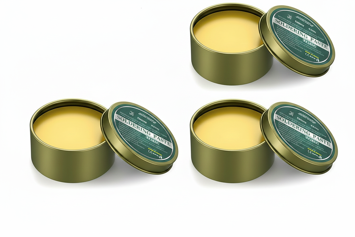 Lead-Free Soldering Flux Paste with Even Solder Flow and Iron Box Storage