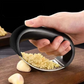 Garlic Press with Lever Action and Ergonomic Handles, Dishwasher Safe