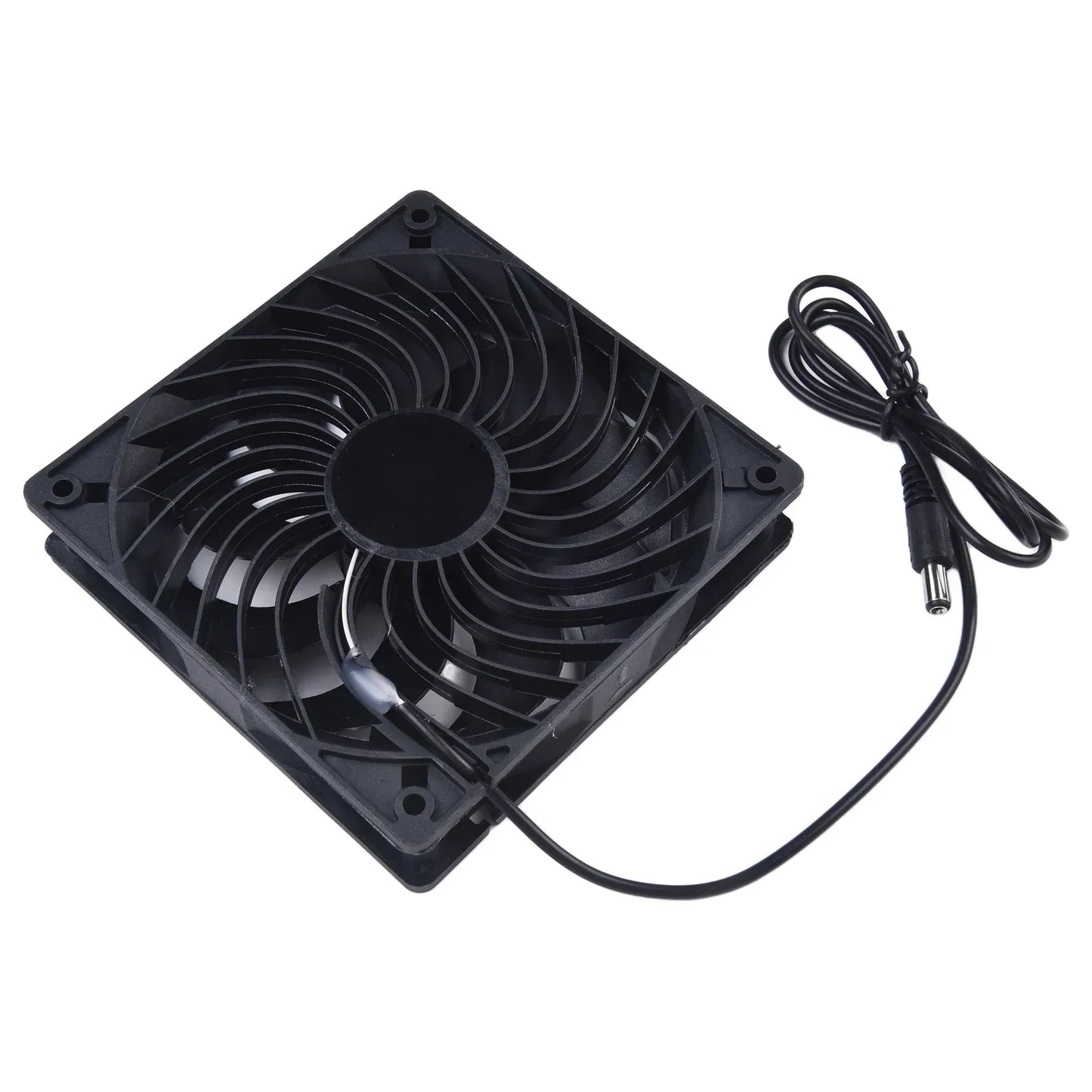 Solar-Powered Dual Exhaust Fans with 10W Panel and Metal Weather Cover