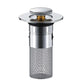 Pop-Up Sink Drain Stopper, Built-In Hair Catcher for Bathroom and Kitchen Sinks