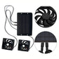 Solar-Powered Dual Exhaust Fans with 10W Panel and Metal Weather Cover