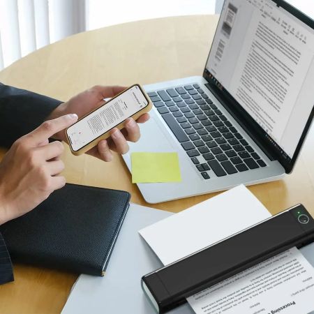 Wireless Thermal Printer for Letter Size Documents with Multi Device Connectivity