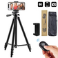 Expandable Camera Tripod with Wireless Remote and Adjustable Phone Holder, 20-55in