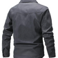Snap Button Overshirt with Flannel Lining and Western Yoke Design