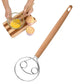 Bread Dough Whisk with Open Coil Design and Beechwood Handle