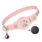 Pet Cat Locator Collar, Waterproof Reflective Collar with Apple Find My Tracker for iOS