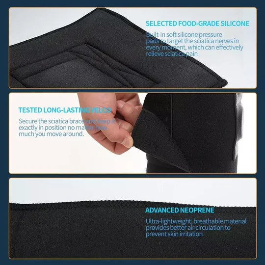 Targeted Sciatic Nerve Brace for Lower Back and Leg Pain Relief