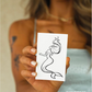 Mermaid Design Temporary Tattoo with Pigment Transfer, 14-Day Wear