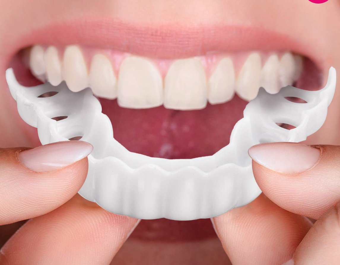Snap-On Dentures with Flexible Polypropylene and Natural Tooth Coloring
