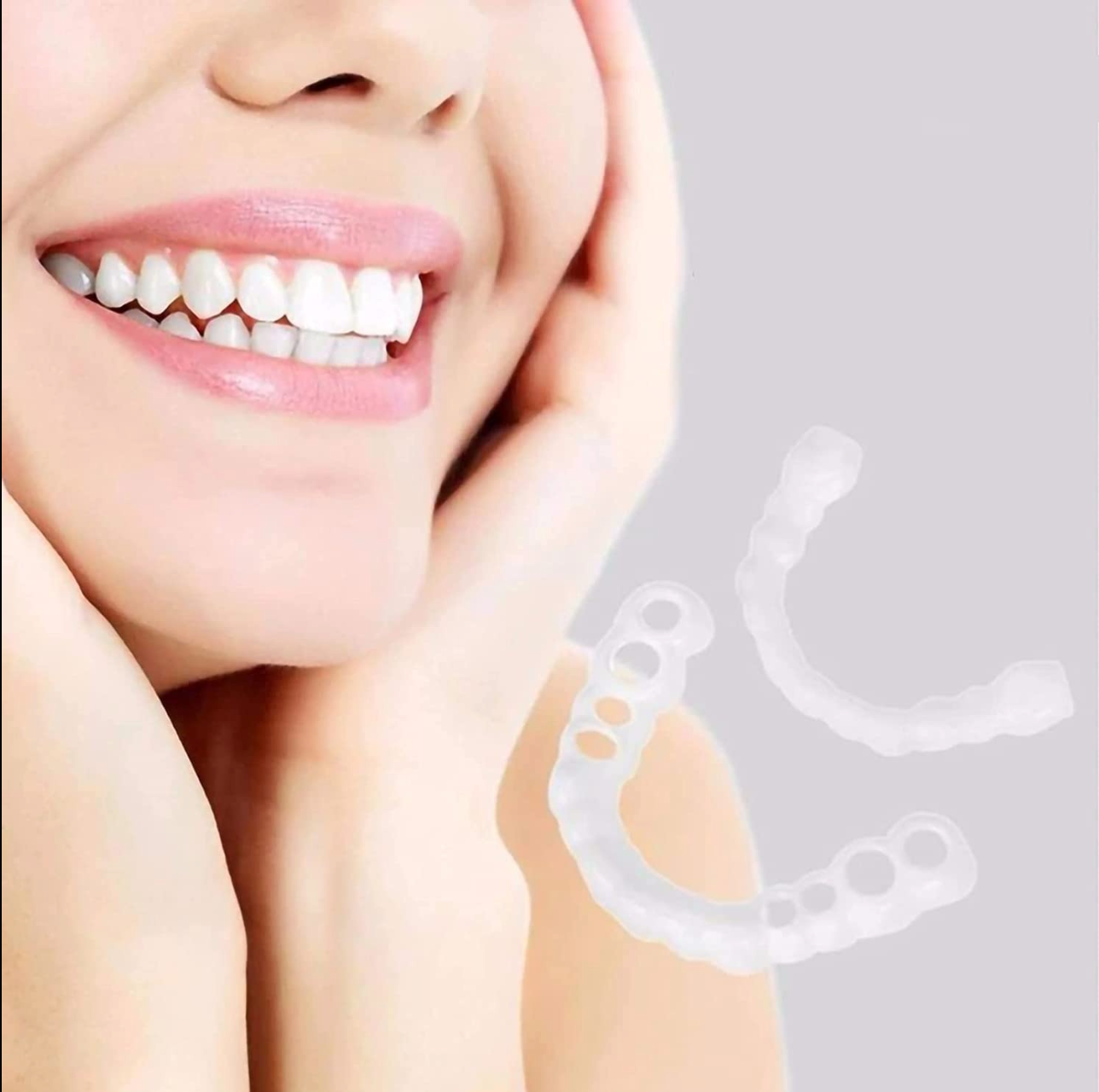 Snap-On Dentures with Flexible Polypropylene and Natural Tooth Coloring