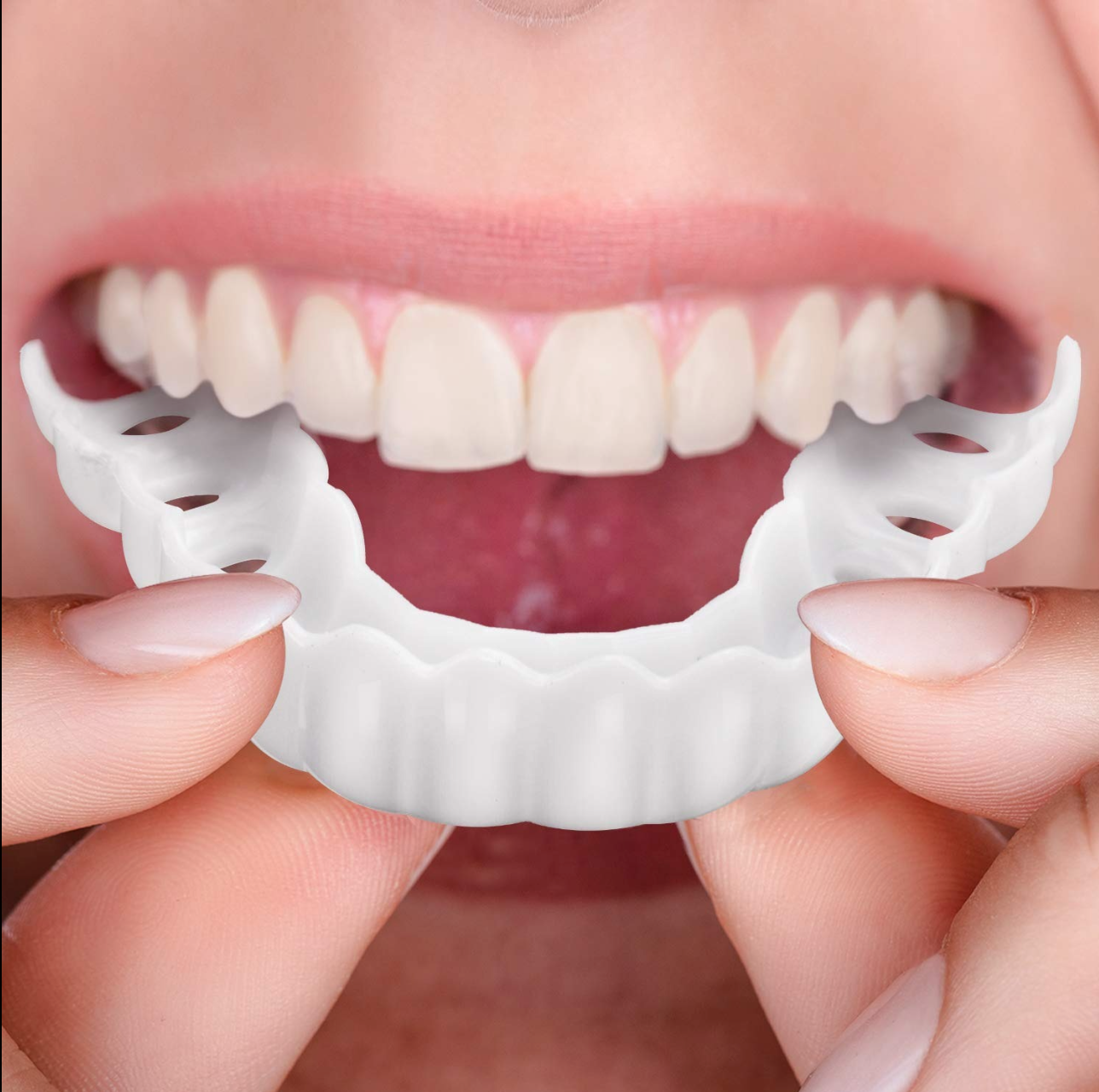 Snap-On Dentures with Flexible Polypropylene and Natural Tooth Coloring