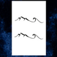Temporary Tattoo Sheet with Water Transfer Application and 7-Day Wear