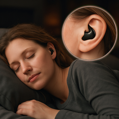 Wireless Sleep Earbuds with Dual Noise Reduction and 24-Hour Playback