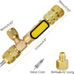 HVAC Valve Core Remover and Installer with Dual Port Compatibility