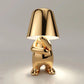 Rechargeable LED Table Lamp with Metal Frame and USB Charging, 30cm