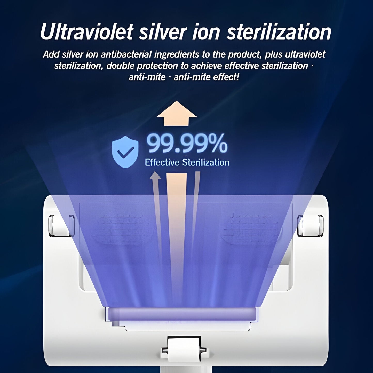 Handheld Mattress Vacuum with High Frequency Vibration and Multi Stage Filtration