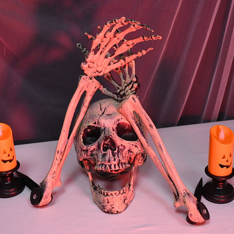 Realistic Zombie Skeleton Garden Halloween Decor - Image 3