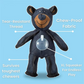 Durable Plush Dog Toy Bear for Indoor Play and Light Chewing
