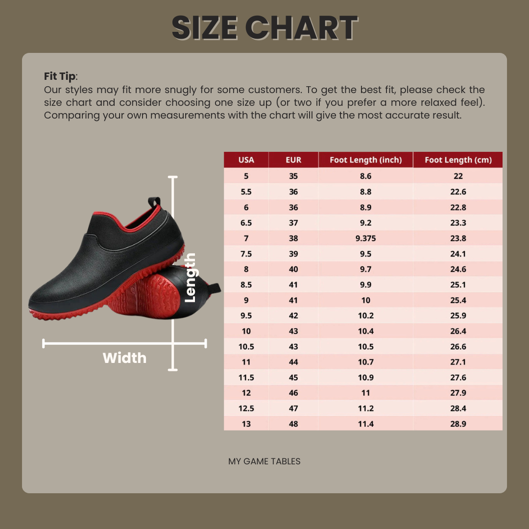 Slip-On Work Shoes with Water-Resistant Upper and Non-Slip Outsole, Cushioned Insole