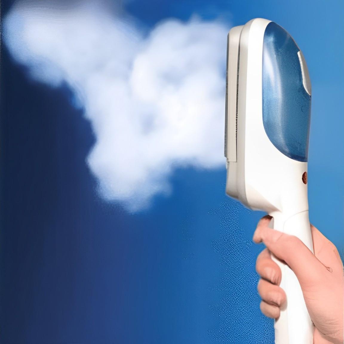 Handheld Garment Steamer with 45 Second Heat Time and Brush Attachment