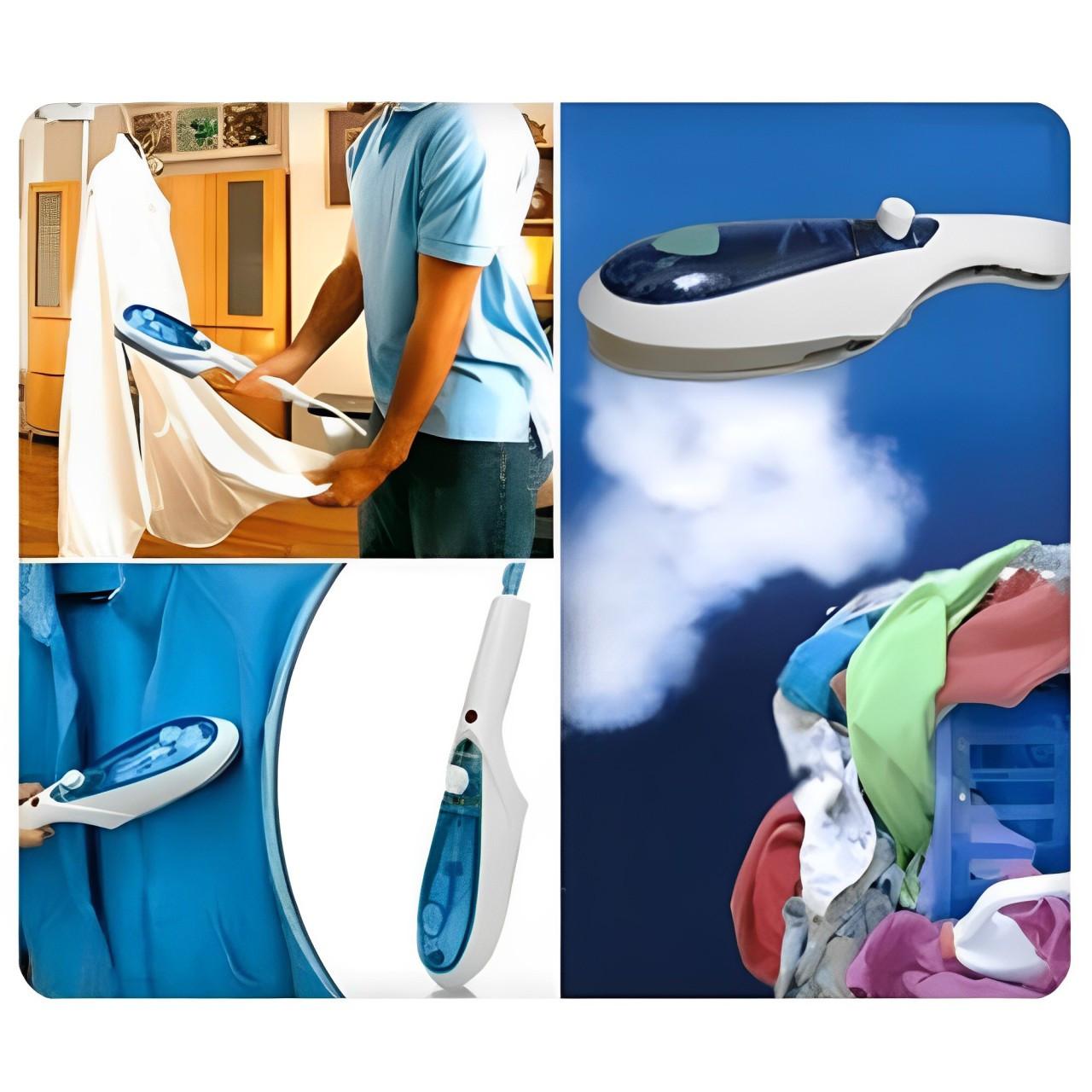 Handheld Garment Steamer with 45 Second Heat Time and Brush Attachment