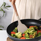 Kitchen Utensils Set with Silicone Heads and Wooden Handles, 10-Piece