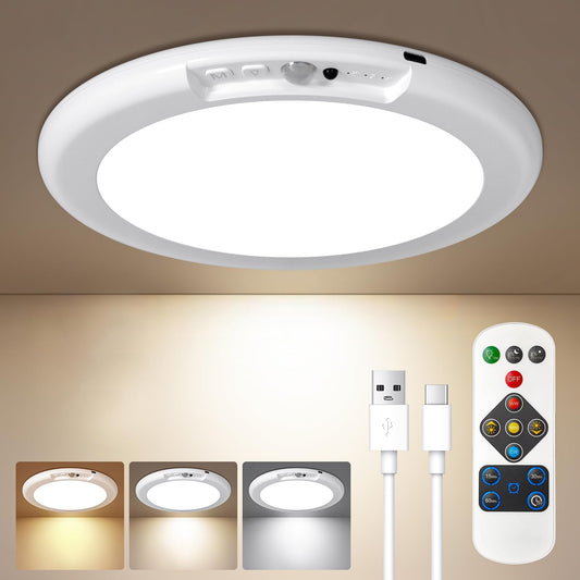 Ceiling Light Rechargeable Motion Sensor Light Indoor Spaces - LICHTZOONE