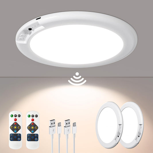 Ceiling Light Rechargeable Motion Sensor Light Indoor Spaces - LICHTZOONE