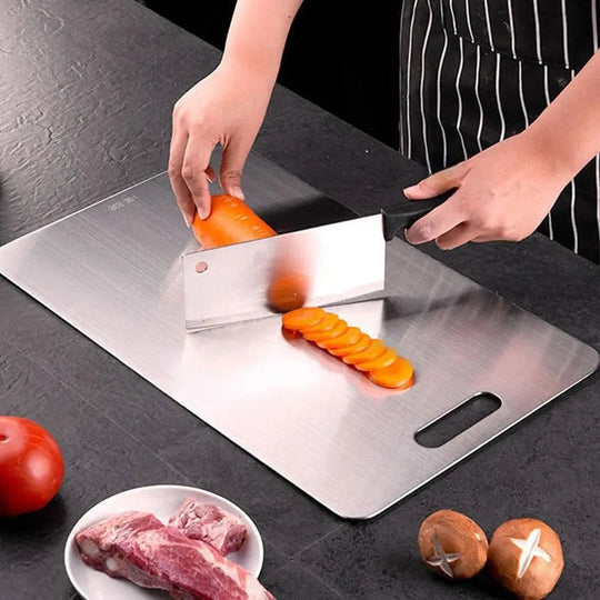 Titanium Kitchen Cutting Board, Double-Sided Durable Chopping Surface