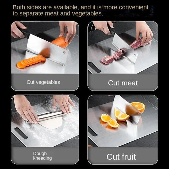 Titanium Kitchen Cutting Board, Double-Sided Durable Chopping Surface